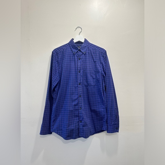 Purple checkered Gap shirt in Small - Picture 1 of 3